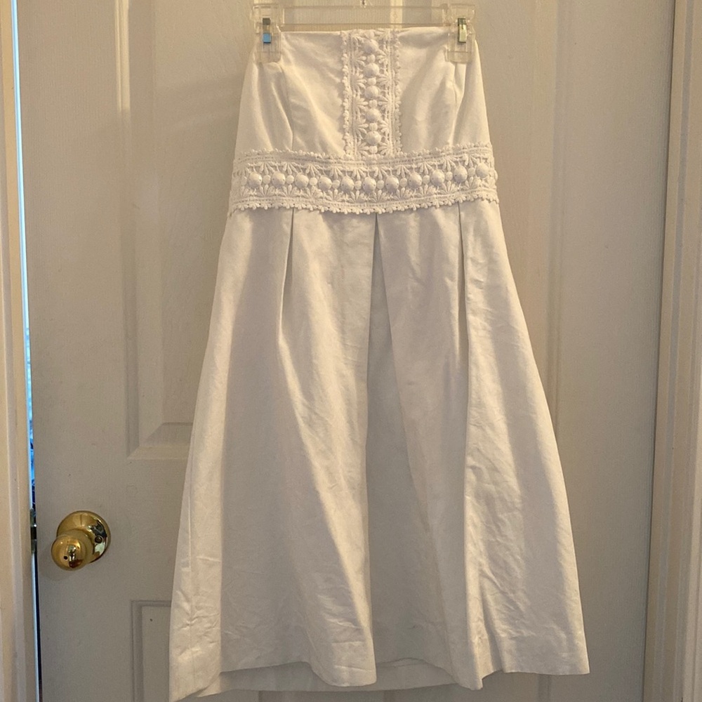 Lilly Pulitzer White Beaded Dress
